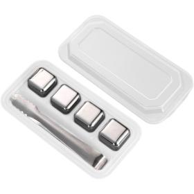 Pierres de glaçons réutilisables en acier inoxydable pour votre boisson – مكعبات الثلج للتبريد لمدة طويلة
